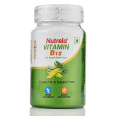  Витамин В12 Натуральный, веганский состав Nutrela, Vitamin B12, Patanjali 30tab