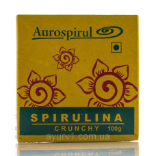 Спирулина хрустящая Ауроспируль Ауровиль, Aurospirul Spirulina Crunchy, 100 г