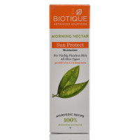 Увлажняющий солнцезащитный лосьон из SPF 30 Morning Nectar sun pritect moisturizer spf 30+ UVA/UVB Biotique120 ml