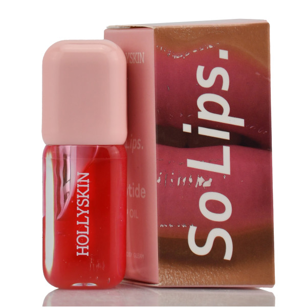 Увлажняющее масло для губ, бальзам, блеск , Peptide Lip Oil  So Lips, Hollyskin, 4 мл