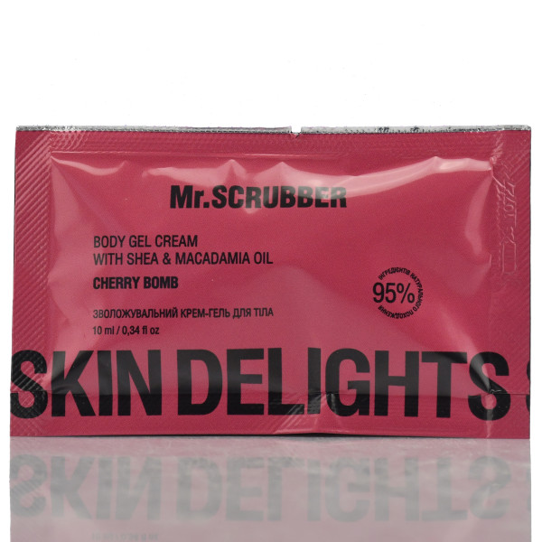 Увлажняющий крем-гель для тела саше, пробник, Skin Delight, Mr.Scrubber, 10ml
