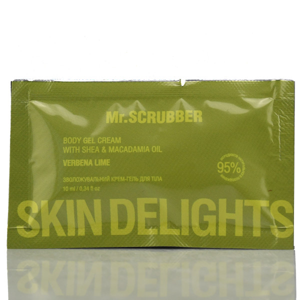 Увлажняющий крем-гель для тела саше, пробник, Skin Delight, Mr.Scrubber, 10ml