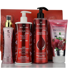 Подарочный набор Belle Jardin Keratin SPA Magic Roots – восстановление волос и сияние кожи в одном комплекте