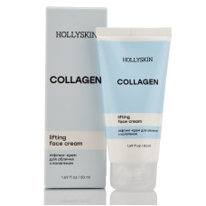 Лифтинг крем, омолаживающий крем для лица с коллагеном Collagen Lifting Face Cream Hollyskin 50 мл