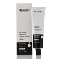 Глиняная маска для лица с углем, белой глиной и салициловой кислотой Formulations Balancing Clay Mask Re.Care 45мл