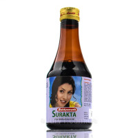 Суракта сироп Байдьянатх Surakta Syrup Baidyanath 200ml. Угревая сыпь, фурункулез, экзема, псориаз, омоложение кожи