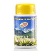 Ніім Нім Шрі Ганга, Neem, Shri Ganga,100 tab Шкірні запалення, роздратування, алергія, дерматит, екзема