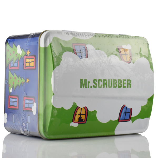 Подарунковий новорічний набір у металевій коробціMr.Scrubber Magic Snow Land Christmas Gift   з 5-ти позицій 