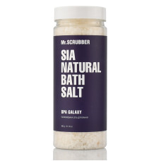 Косметическая соль для ванны, морская соль с цветочным ароматом Sia Natural Bath Salt Spa Galaxy Mr.Scrubber 600г