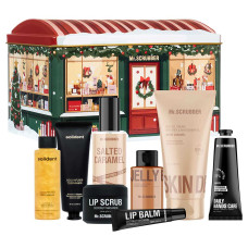 Подарок на новый год, подарочный набор в жестяной коробке Christmas Miracle Shop Mr.SCRUBBER Christmas Gift с 8-ми позиций