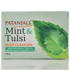 Мило аюрведическое Мята тулси Patanjali, Mint Tulsi, Body Cleanser, 125g