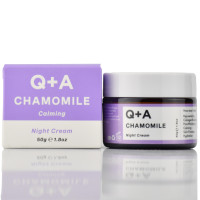 Ночной восстанавливающий крем с экстрактом ромашки Q+A, Chamomile, Calming, Night Cream, 50g