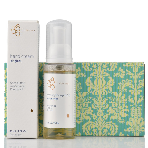 Подарочный набор 380 Skincare: нежный уход для рук и лица