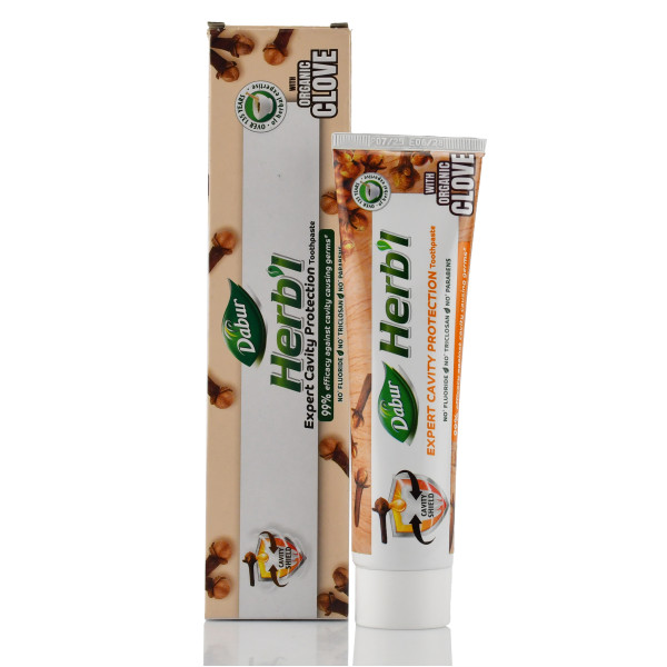 Зубная паста Хербал с гвоздикой , Dabur Herb’l Clove , 150 г 