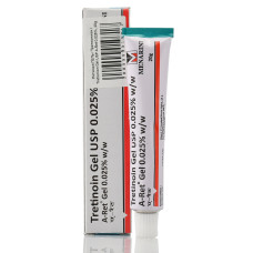 Ретинол, третиноин 0,025% Tretinoin Gel USP 0.025%, A-ret Gel, Menarini, 20g - морщины, акне, пигментация