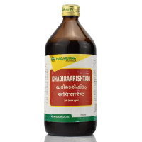 Кхадіраариштам Nagarjuna Khadiraarishtam, 450ml, що очищає кров і підтримує імунітет зсередини
