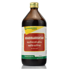 Кхадираариштам Nagarjuna Khadiraarishtam, 450ml очищающий кровь и поддерживающий иммунитет изнутри