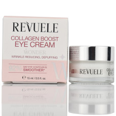 Антивозрастной крем для кожи вокруг глаз против морщин с коллагеном Revuele, Wonder Collagen Boost, Eye Cream, 15ml