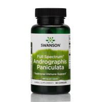 Андрографис Full Spectrum Andrographis Paniculata 400 mg 60 капсул - підтримка організму в сезон застуд