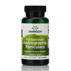 Андрографис Full Spectrum Andrographis Paniculata 400 mg 60 капсул - підтримка організму в сезон застуд