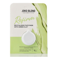 Відновлювальна маска для обличчя із зеленою глиною Revitalizing Face Mask With Green Clay Joko Blend 15 г - охолодження, заспокоєння, матування
