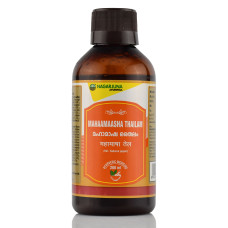Махаамааша, махамаша масло, Mahaamaasha, Nagarjuna, 200ml – аюрведическое масло для массажа глубоко питает нервную систему, укрепляет мышцы, снимает боль и воспаление 