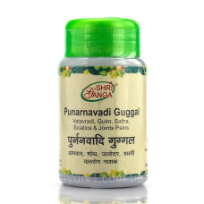 Пунарнава Гуггул Shri Ganga Punarnavadi Guggul 50 г натуральное мочегонное средство от отеков