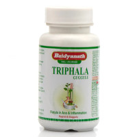 Трифала Гуггула Triphala, Trifala Guggulu, Baidyanath 80 таб — аюрведическая очистка, метаболическая поддержка и здоровье суставов