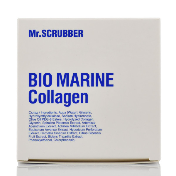 Лифтинг-патчи для лица Bio Marine Collagen с морским коллагеном и клеточной водой, Mr.Scrubber 100 шт