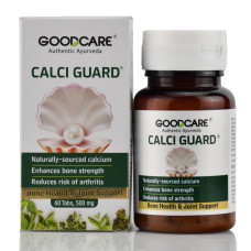 Кальций и минералы GoodCare, Calci Guard, 60tab – аюрведическая поддержка костей, суставов и сердца