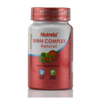 Залізо iron complex natural, Nutrela Patanjali 30 кап