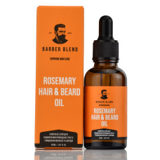 Barber Blend, Rosemary Hair and Beard Oil, 30ml для повноцінного догляду за шкірою голови та обличчя