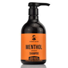 Barber Blend, Menthol, Shampoo, 500ml - Шампунь для жирної шкіри голови та волосся, схильних до лупи
