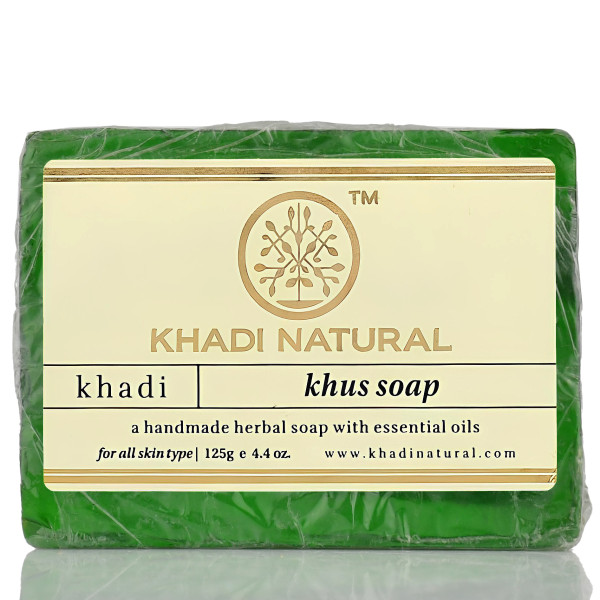 Натуральное мыло с различными эфирными маслами с глицерином, Кхади, Khadi Soap, 125 г