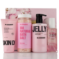 Подарочный набор для тела Peony & Wild Rose SPA Care Mr.Scrubber, Подарок ко дню влюбленных 