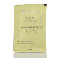 Саше несмываемый крем-реконструктор для волос Soika «Формула Блеска» Soika 10 мл