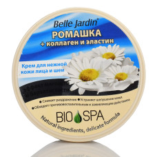 Увлажняющий крем для лица и шеи с ромашкой, коллагеном и эластином Spa Naturelle Face Cream Belle Jardin 200 мл
