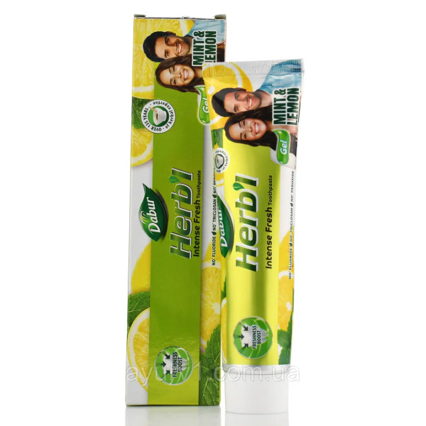 Зубная паста Хербал мята и лимон Dabur Herb’l Mint & lemon 150 г