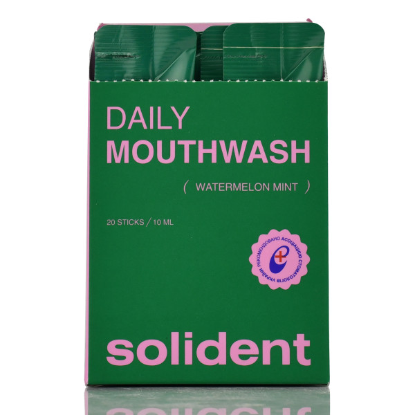 Ополаскиватель для полости рта Watermelon Mint, Solident саше 10 мл