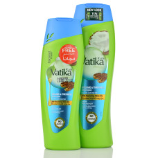 Шампунь для об'єму та сили, кокосовий, Ватика, Dabur Vatika Volume and Thickness Shampoo, 400+200 мл