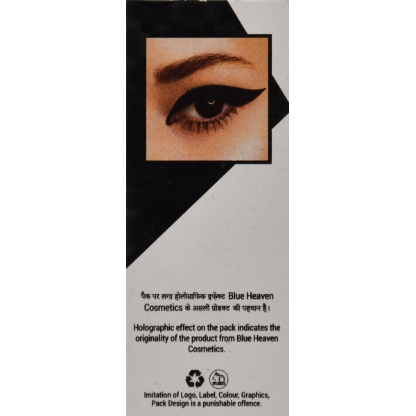 Blue Heaven, Get Bola Eyeliner, Waterproof, Black Diamond, 7ml,  Жидкая водостойкая подводка для глаз черного цвета 