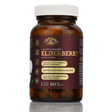 Бузина черная Elderberry, Sacred Leaves, 60 veg.cap. - поддержка иммунитета