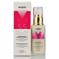 Восстанавливающая антивозрастная сыворотка интенсивного действия, Well Age Menopause 5.5, Meddis, 50ml - пигментация, морщины
