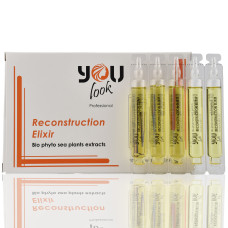 Эликсир для восстановления волос,  Reconstruction Elixir,  You look Professional,  10 ампул по 10 мл