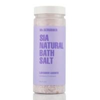 Морська парфумерна сіль для ванни з ароматом лаванди Sia Natural Bath Salt Lavender Garden Mr.Scrubber 600г