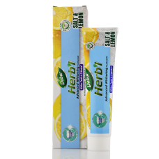 Зубная паста Хербал лимон с солью Dabur Herb’l Salt & lemon 150 г