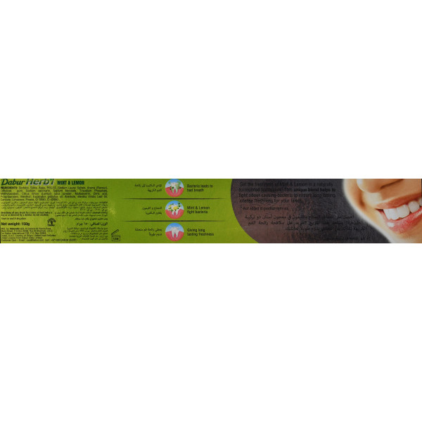 Зубная паста Хербал мята и лимон Dabur Herb’l Mint & lemon 150 г