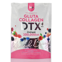 Колаген Gluta Collagen DTX+ 200 000 Ягідний мікс 10 пакетів по 20мг спосіб повернути сяйво, енергію та молодість шкірі