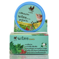 Тайская зубная паста Ноктай, Original Herbal Toothpaste, Nokhtai 25g  для любителей кофе, чая, сигарет