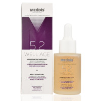 Антивозрастной пилинг ночной кислотный для лица Well Age, 5.2 Meddis, 30ml